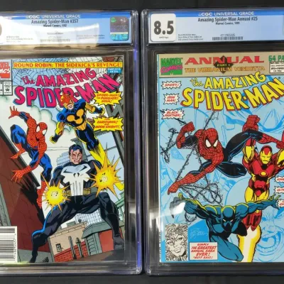 1991 & 1992 The Amazing Spider-Man Comics CGC Graded