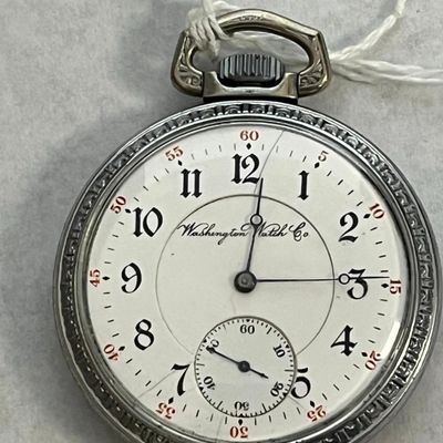 Washington Co. Army & Navy Pocket Watch