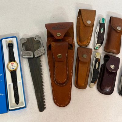 Case Buck Western Knives Saw MDA Watch