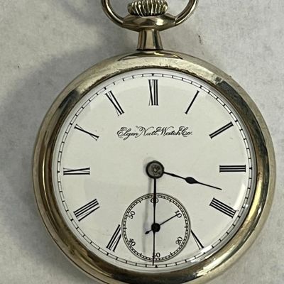 Elgin Wheeler 17 Jewel Pocket Watch