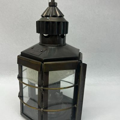 1913 Brass Dumbarton Clipper Ship Lamp