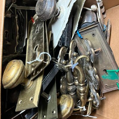 Antique Brass & Steel Knobs & Pulls
