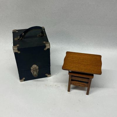 Miniature Mission Furniture Set w/ Case