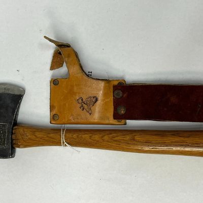 Kelly Axe Black Raven Hatchet w/ Sheath