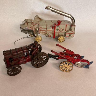 3 Arcade McCormick-Deering Farm Toys