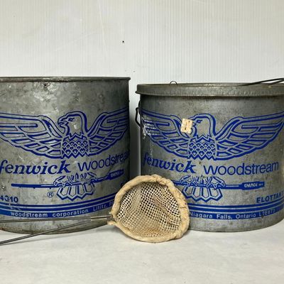 Fenwick Woodstream Minnow Buckets & Net