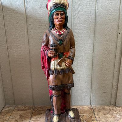 Polychrome Composite Cigar Store Figure