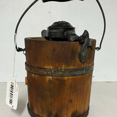 Arctic Wooden Ice Cream Freezer 1889