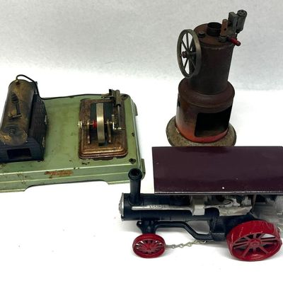 3 Toy Steam Engines: Frick & German