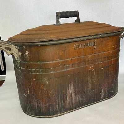 Atlantic Stamping Copper Wash Boiler