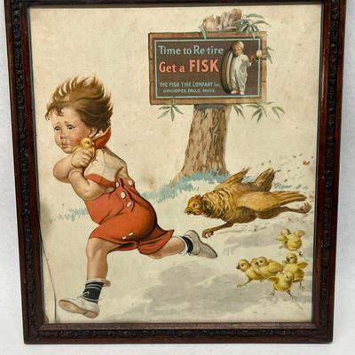 Fisk Tire Company Advertising Print