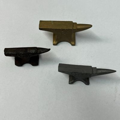 Trio Promotional Cast Metal Anvils