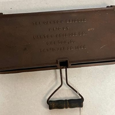 Canton Griddle Co Iron 3-Cake Griddle