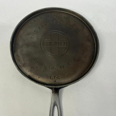 Griswold No. 8 Plated Cast Iron Griddle
