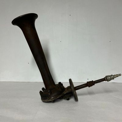 Cast Iron Industrial Air Horn w/ Flange