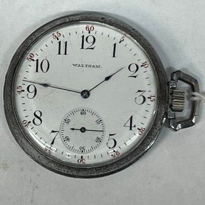 Waltham 15 Jewel Open Face Pocket Watch