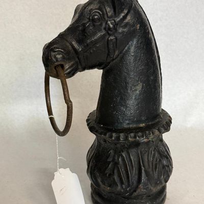 Cast Iron Horse Head Hitching Post Top
