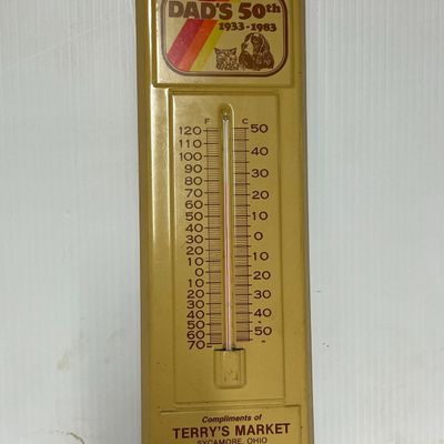Terry's Market Ohio Thermometer 1933-83