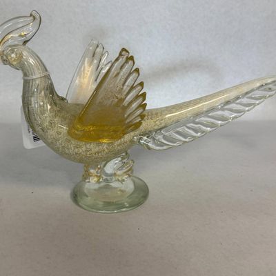 Murano Aventurine & Bullicante Pheasant