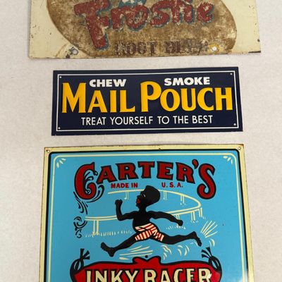 Carter's, Mail Pouch & Frostie Signs