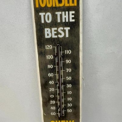 Mail Pouch Tobacco Thermometer Sign