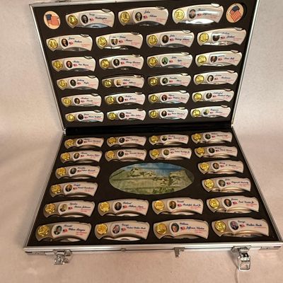 Set 43 U.S. Presidential Pocket Knives