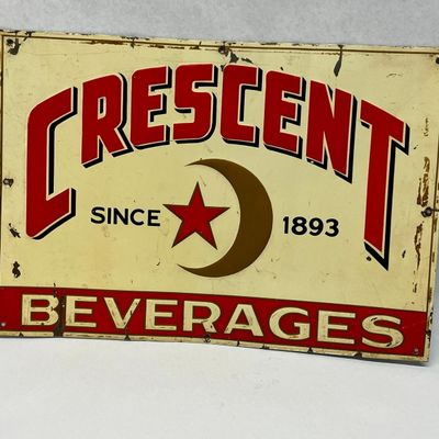 Crescent Beverages Advertising Sign