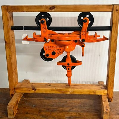 Beatty Bros. Iron Hay Trolley w/ Pulley