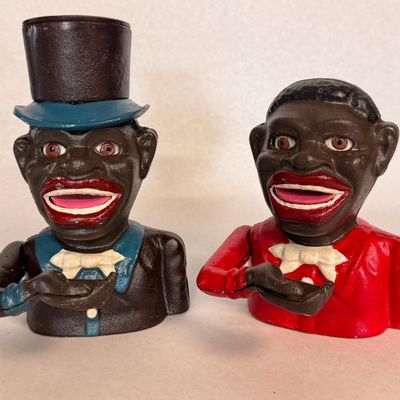 Pair J. & E. Stevens Mechanical Banks
