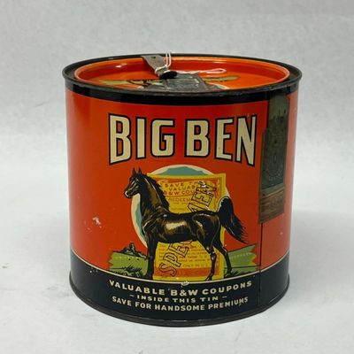 Big Ben Smoking Tobacco Lithographed Tin with Opening Key
