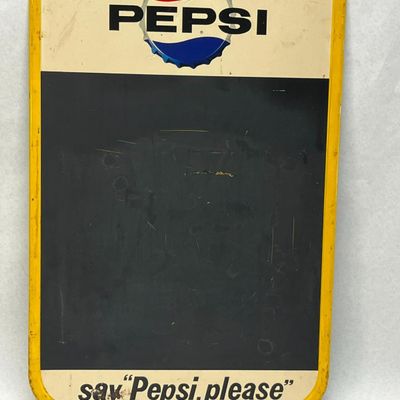 Stout Sign Co Pepsi-Cola Chalkboard '65