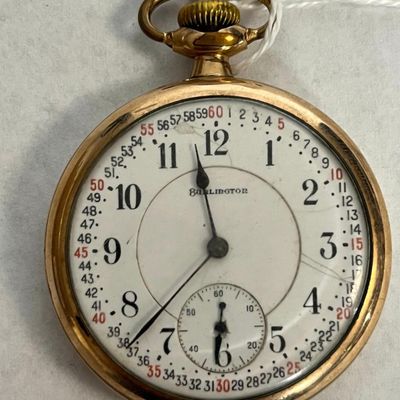 Burlington Co. 21-Jewel Pocket Watch