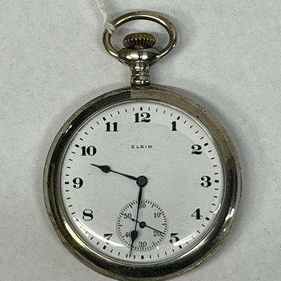 Elgin 17-Jewel Open-Face Pocket Watch