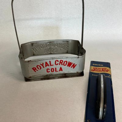 RC Cola Carrier & Pepsi Push Plate