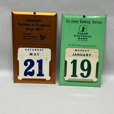 Pair John Rosen Arizona Bank Calendars