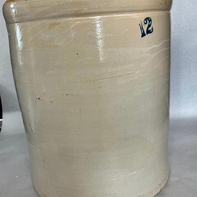 American Two Tone Stoneware Crock