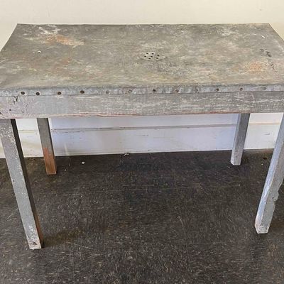 Sale Photo Thumbnail #183: Syracuse Chase Stamping Potting Table