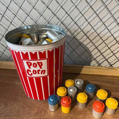 Sale Photo Thumbnail #403: Kodak & Ansco 35mm Film Canisters & Tin