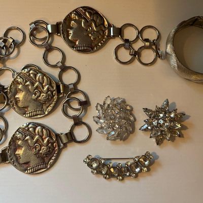 Sale Photo Thumbnail #414: Monet Bangle & Silver-Tone Jewelry
