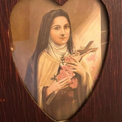 Sale Photo Thumbnail #492: Saint Therese of Lisieux Lithograph