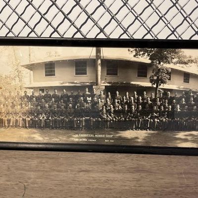 Sale Photo Thumbnail #60: WWII 56th Engineers Panoramic Photo