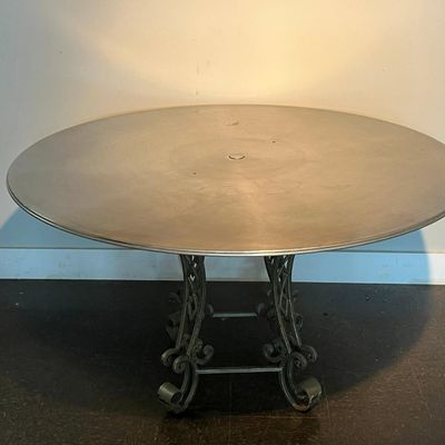 Sale Photo Thumbnail #198: Repurposed Hollywood Take Up Reel Table