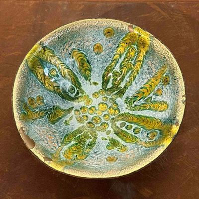 Sale Photo Thumbnail #279: Frieda Savit Enamel on Copper Bowl 1957
