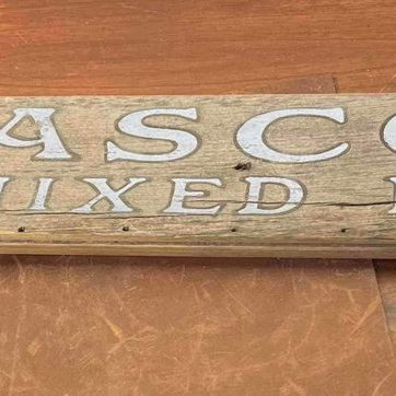 Sale Photo Thumbnail #457: Plasco Paint Wooden Advertising Sign