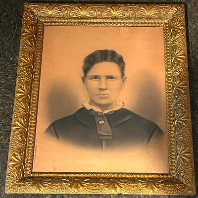 Sale Photo Thumbnail #498: American School, 19th C. Woman Portrait