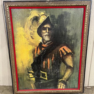 Sale Photo Thumbnail #655: Gene Sterling Spanish Conquistador Oil