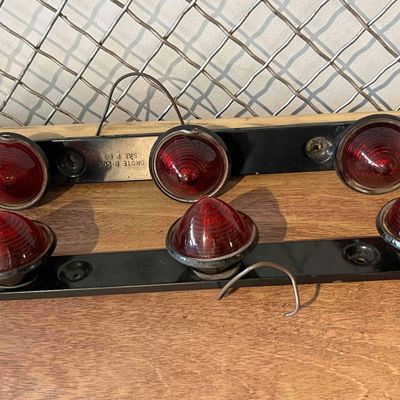 Sale Photo Thumbnail #354: Pair Grote B-202 3-Light Marker ID Bars