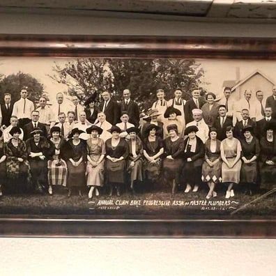 Sale Photo Thumbnail #494: Gus A. Fretter, Clam Bake Photo, 1921