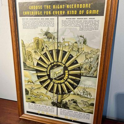Sale Photo Thumbnail #435: Remington Kleanbore Hunting Poster