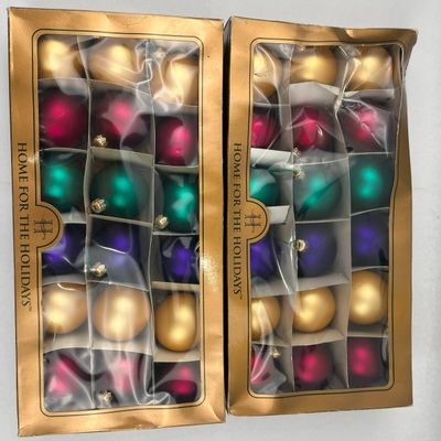 Sale Photo Thumbnail #667: 36 Home Holidays Euro Glass Ornaments